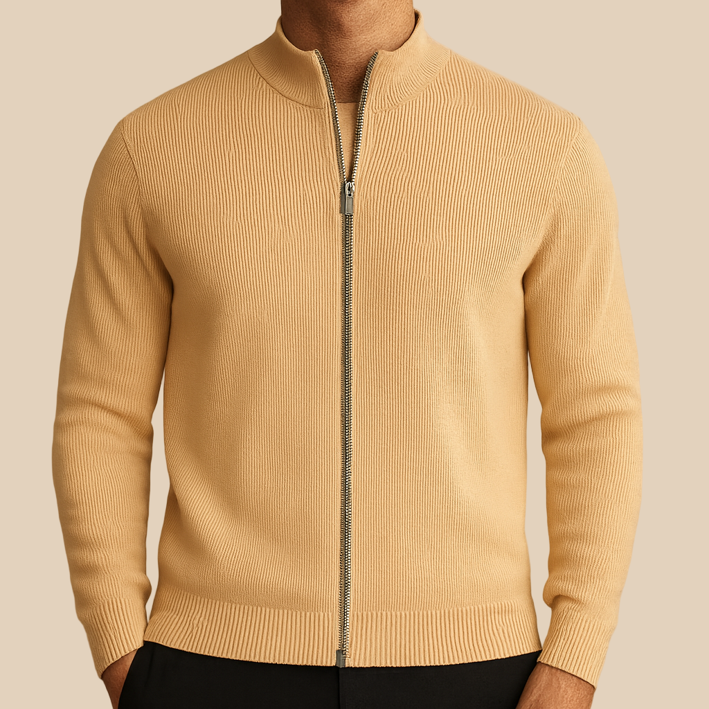 Benjamin - Chaqueta Acanalada con Cremallera