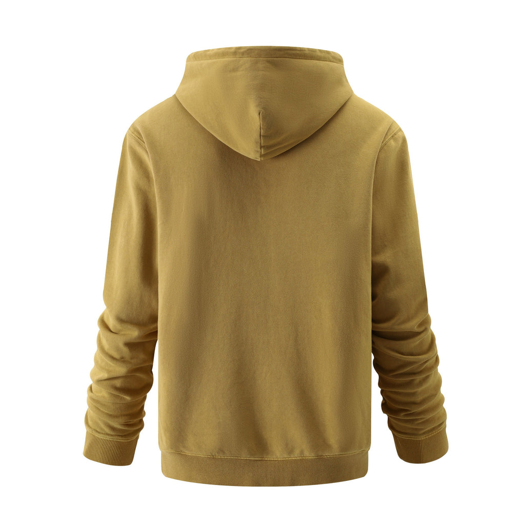 Burke - Sudadera con Capucha Efecto Lavado Vintage