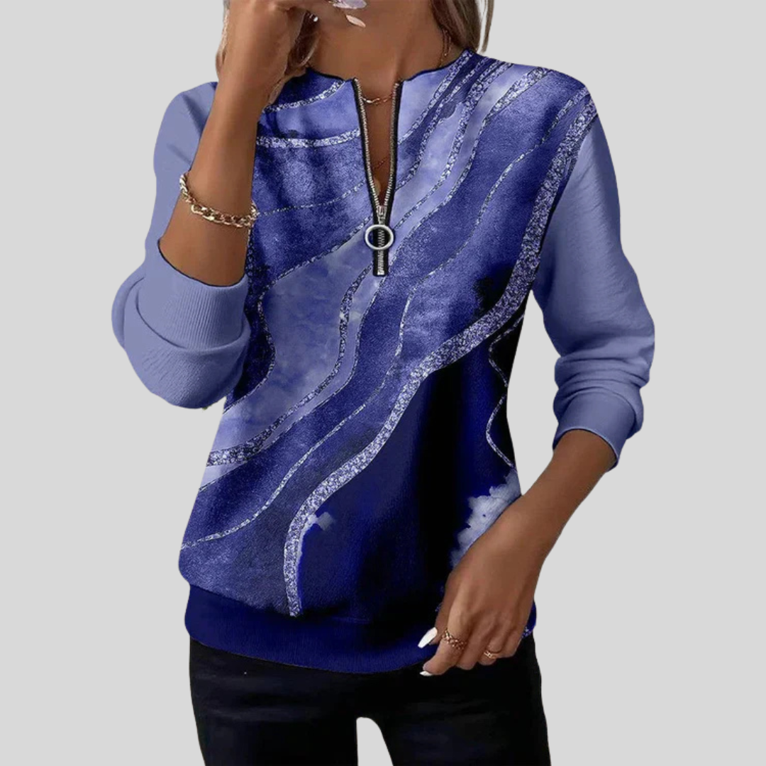 Berenice - Sudadera con Estampado Vintage
