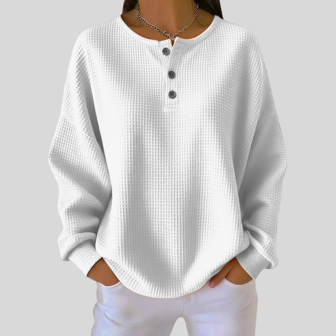 Karla - Sudadera Henley Casual