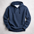 Wells - Sudadera de Punto Waffle con Capucha
