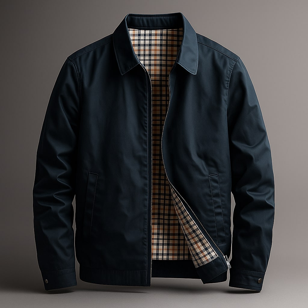 Kenneth - Chaqueta Clásica de Cuello Alto