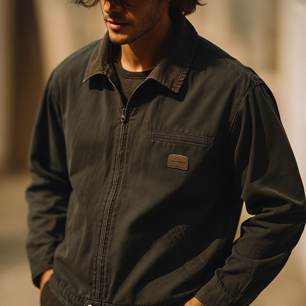Corey - Chaqueta Moderna de Cuello Alto