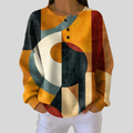 Renata - Sudadera con Patrón Geométrico