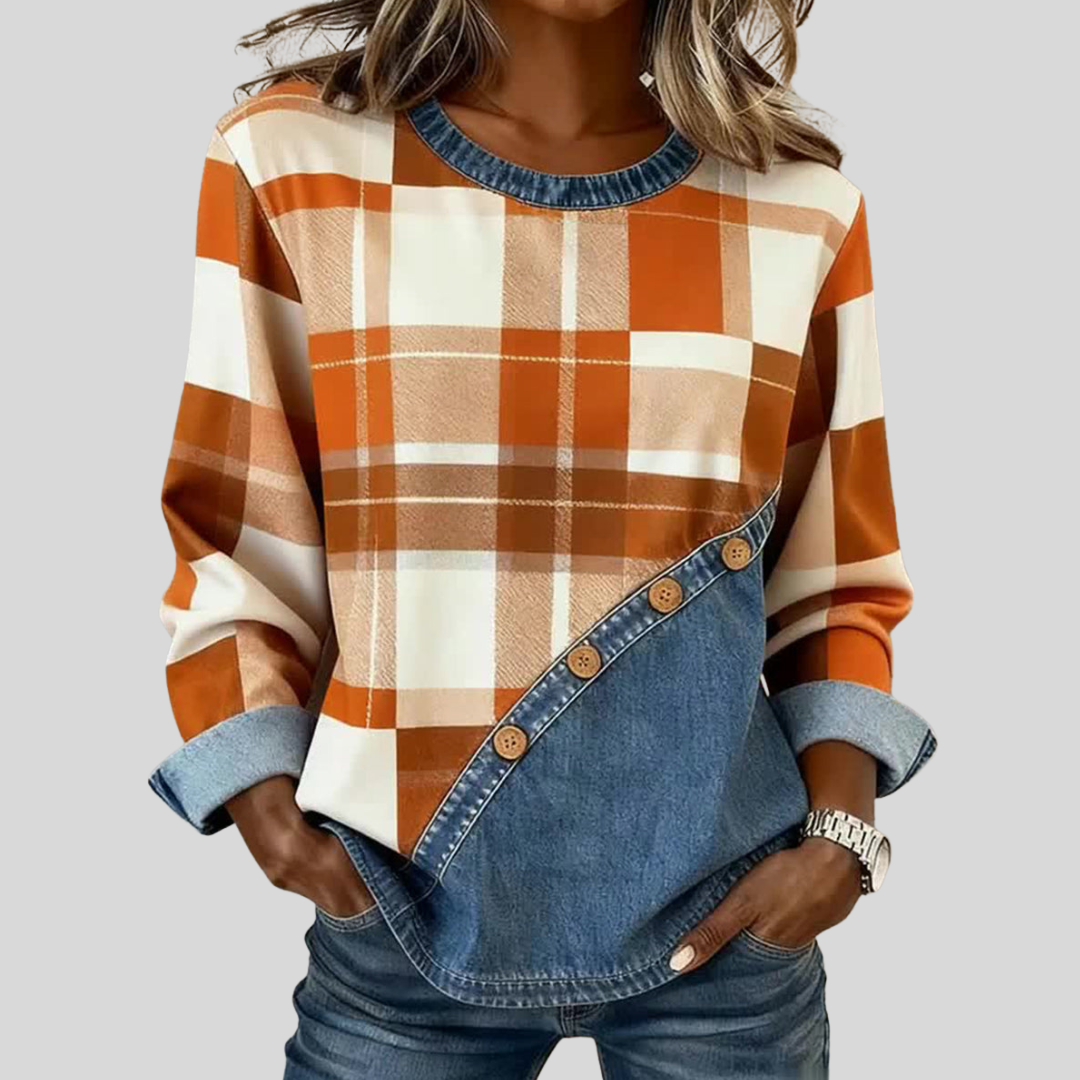 Jimena - Suéter Patchwork