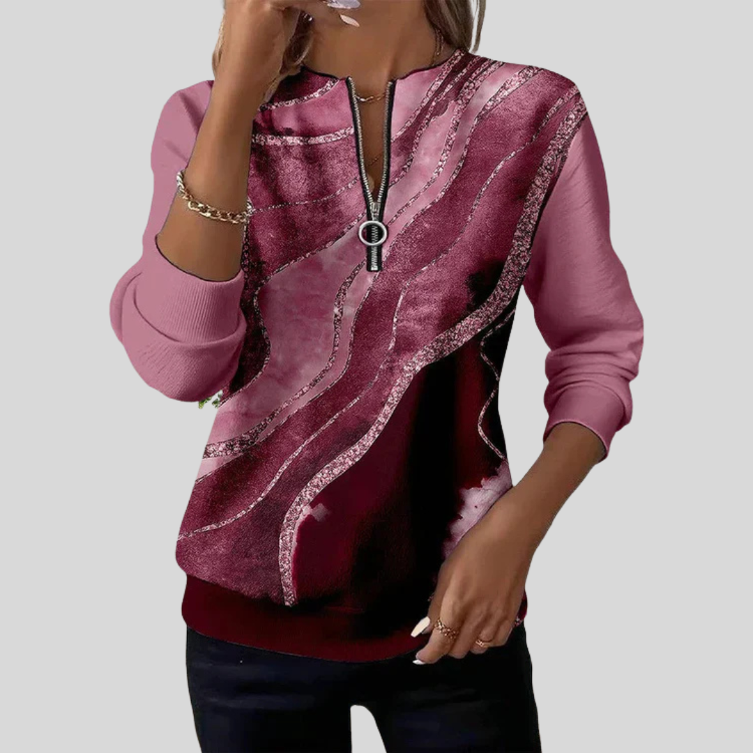 Berenice - Sudadera con Estampado Vintage