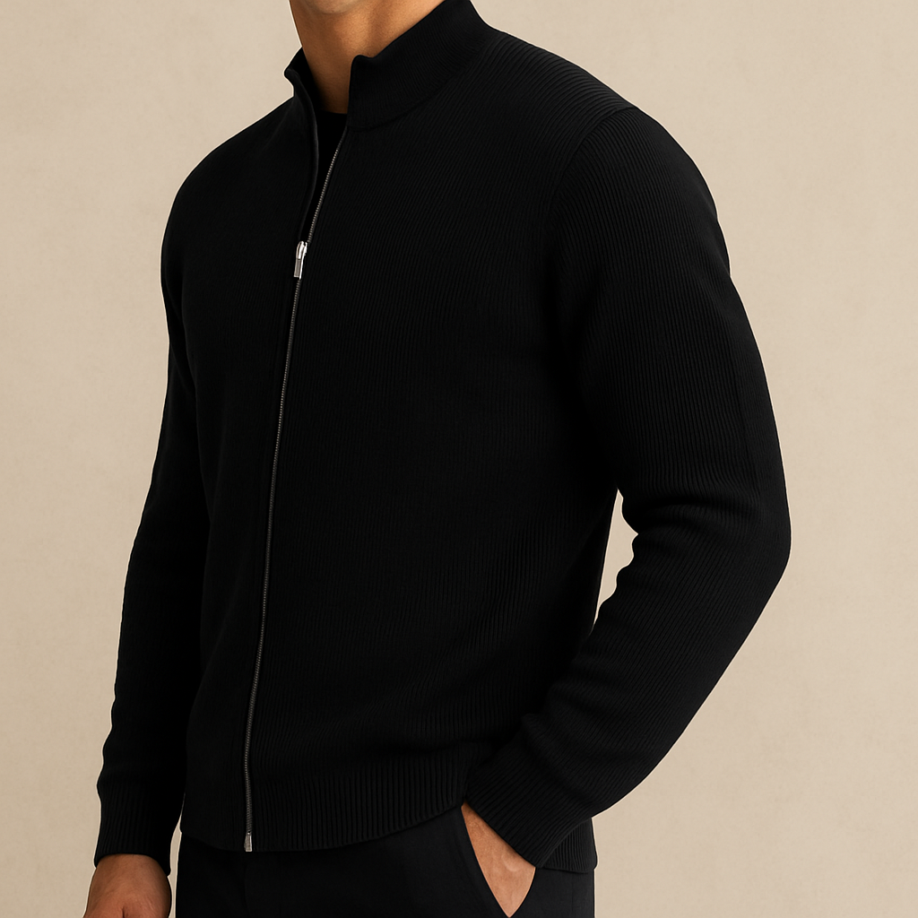 Benjamin - Chaqueta Acanalada con Cremallera