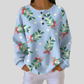 Citlali - Sudadera con Motivo Navideño