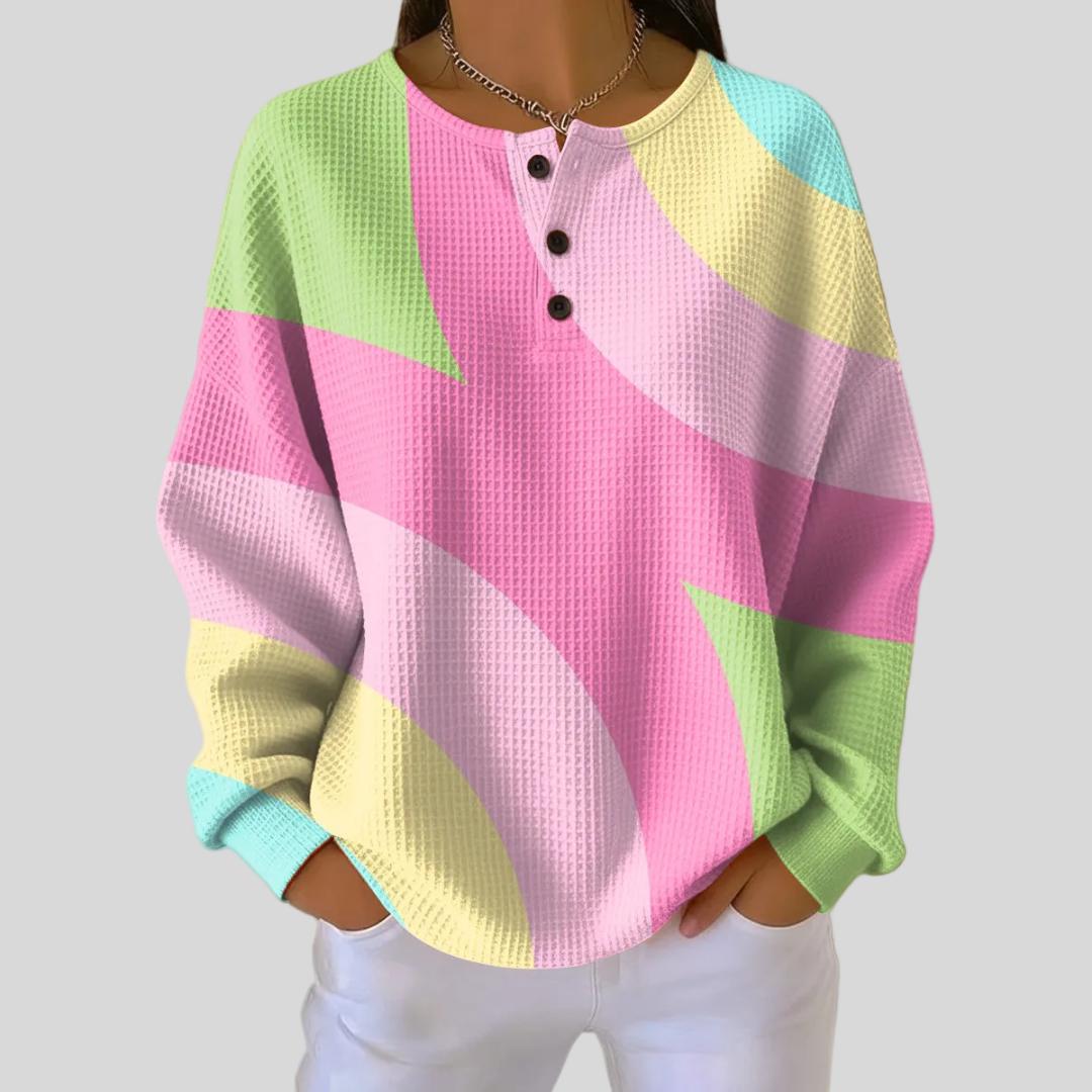 Fernanda - Sudadera con Estampado Abstracto