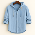 Milton - Camisa Holgada con Capucha y Botones