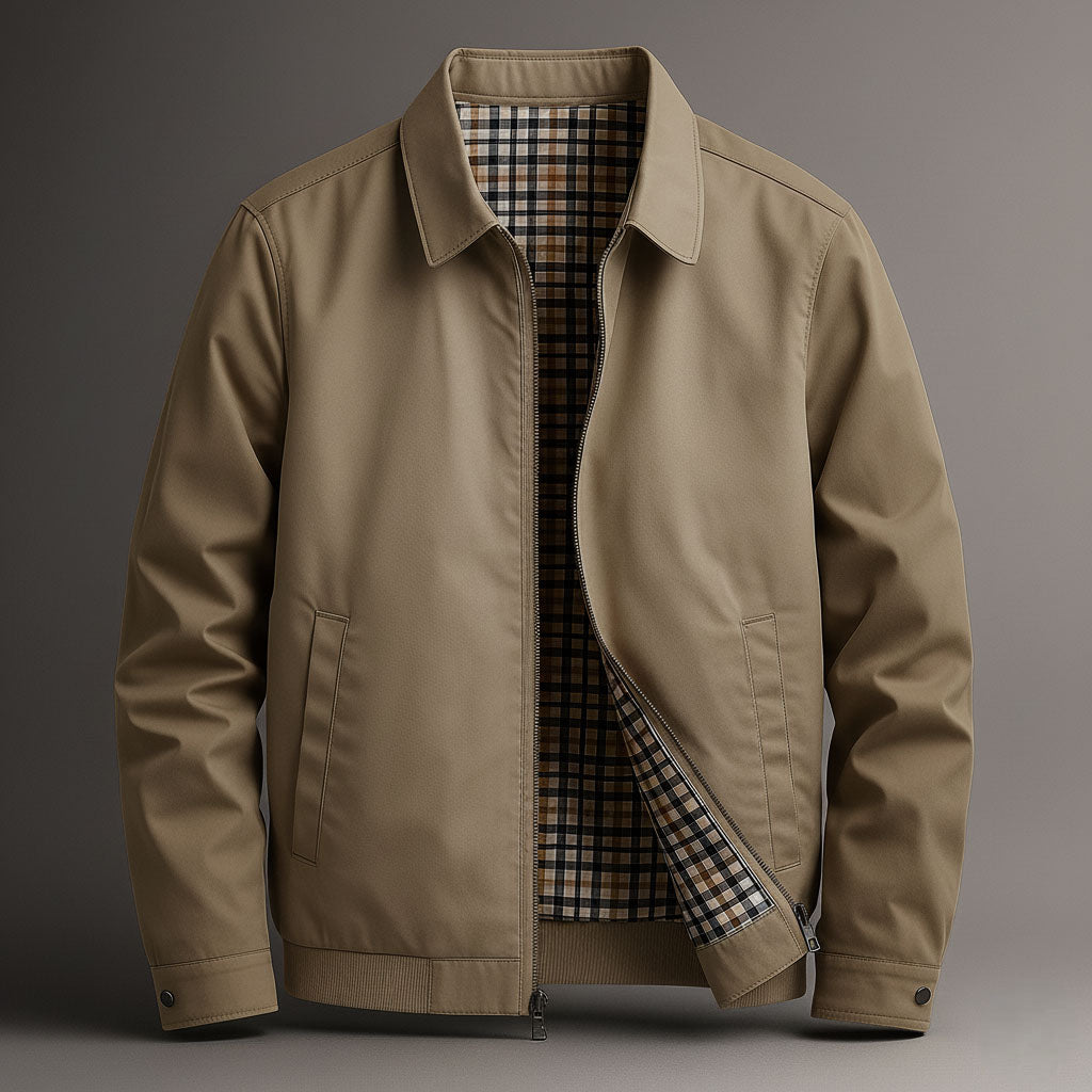 Kenneth - Chaqueta Clásica de Cuello Alto
