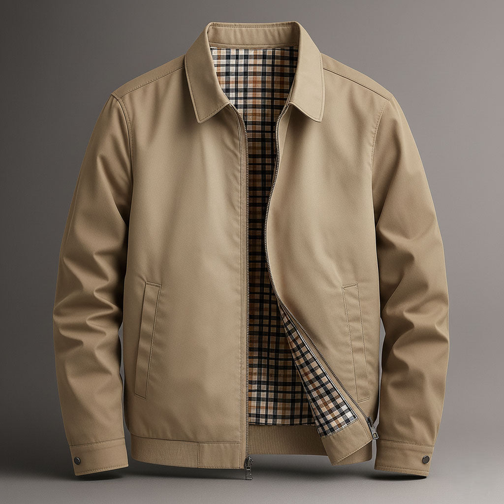 Kenneth - Chaqueta Clásica de Cuello Alto