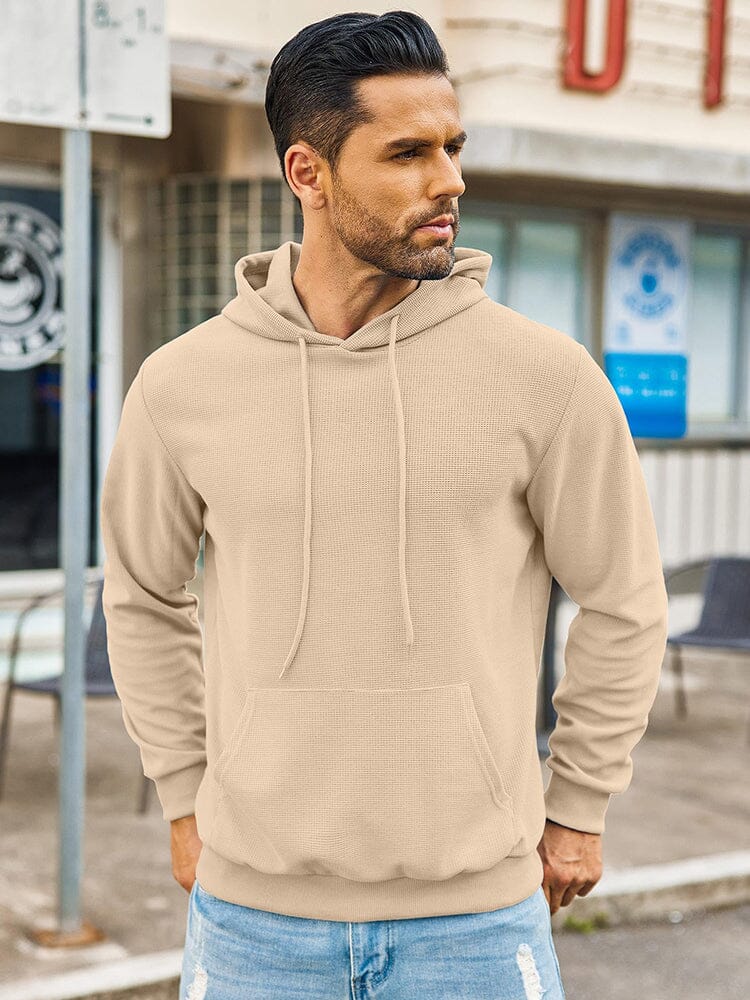 Wesley - Sudadera con Capucha de Punto Waffle