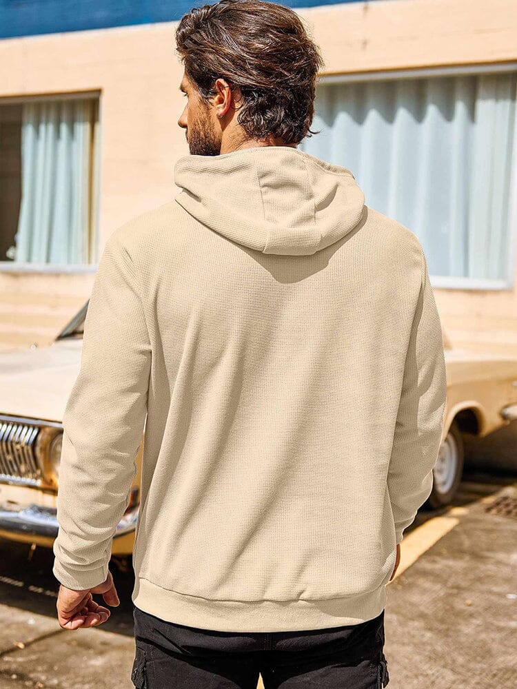 Wesley - Sudadera con Capucha de Punto Waffle