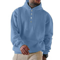 Chad - Sudadera de Punto con Capucha y Botones