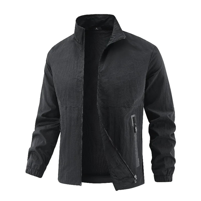 Solomon - Chaqueta Ligera Clásica con Cremallera