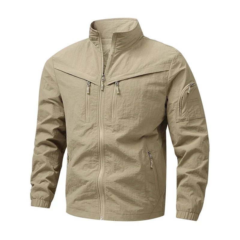 Amos - Chaqueta Táctica Moderna Multibolsillos