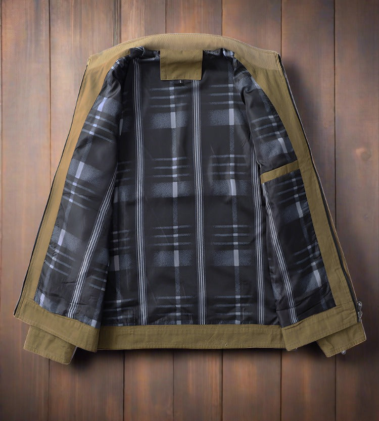 Rockwell - Chaqueta Utilitaria de Lona Resistente