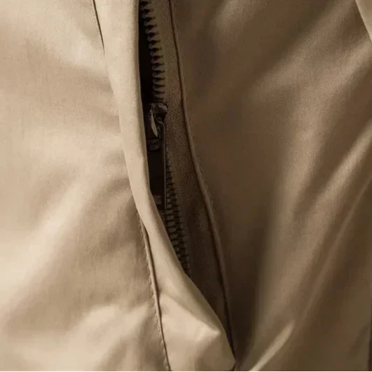 Jason - Chaqueta Bomber Moderna con Cremallera