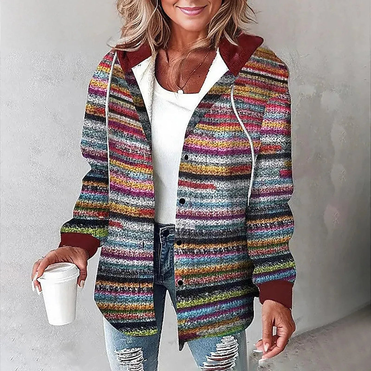 Gabriela - Sobrecamisa Forrada con Capucha