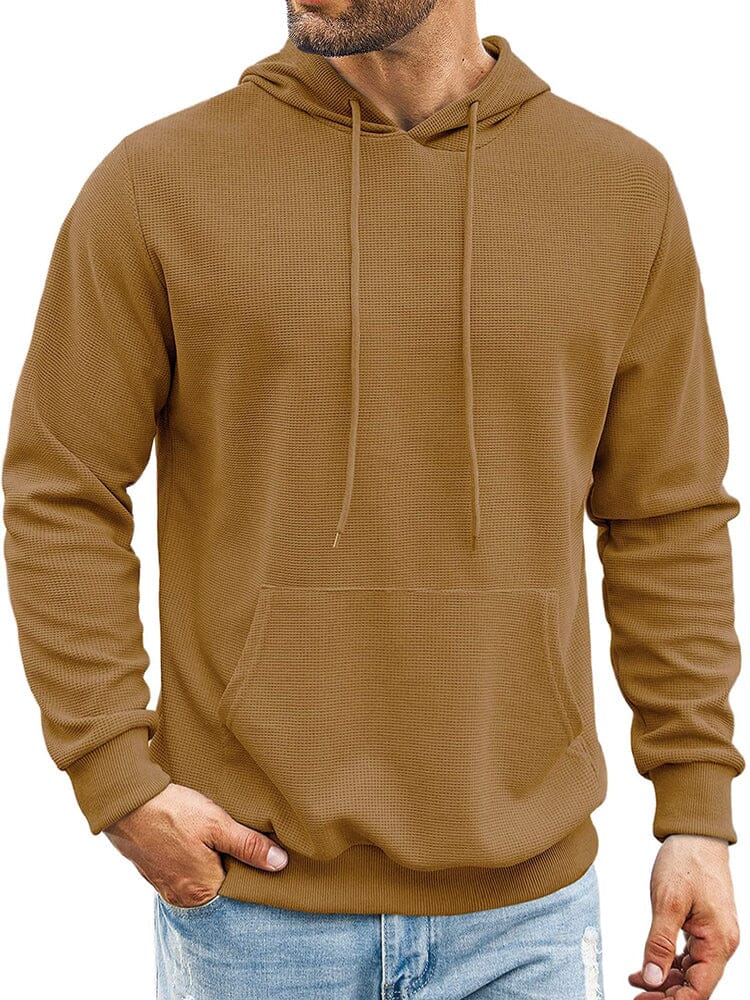 Wesley - Sudadera con Capucha de Punto Waffle
