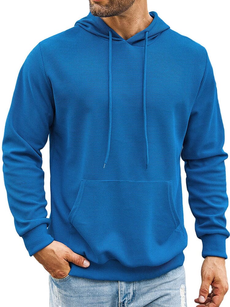 Wesley - Sudadera con Capucha de Punto Waffle