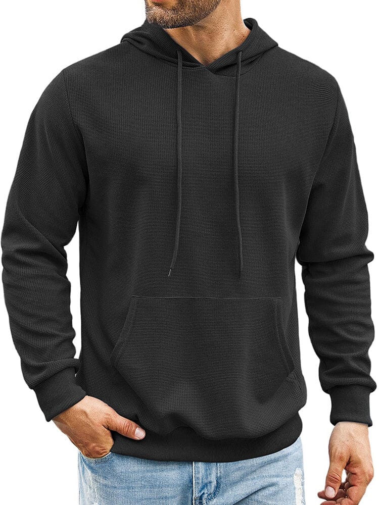 Wesley - Sudadera con Capucha de Punto Waffle