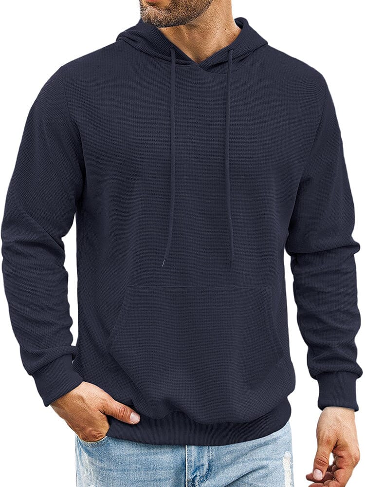 Wesley - Sudadera con Capucha de Punto Waffle