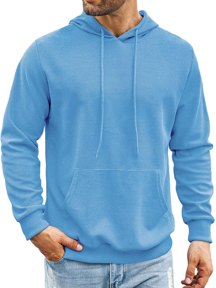 Wesley - Sudadera con Capucha de Punto Waffle