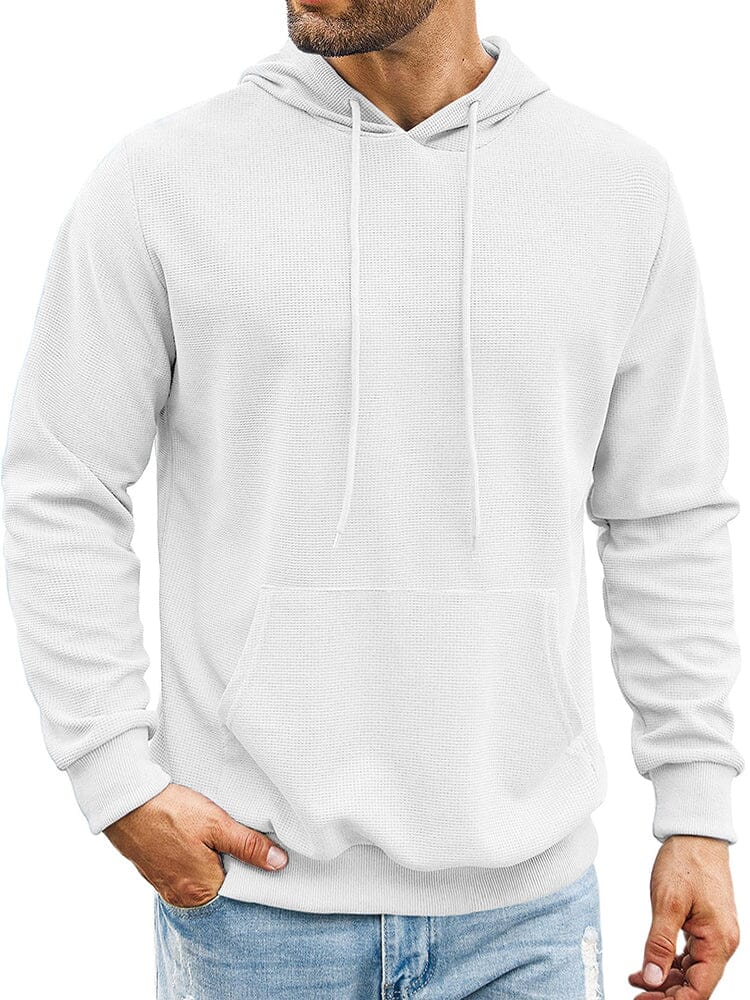 Wesley - Sudadera con Capucha de Punto Waffle