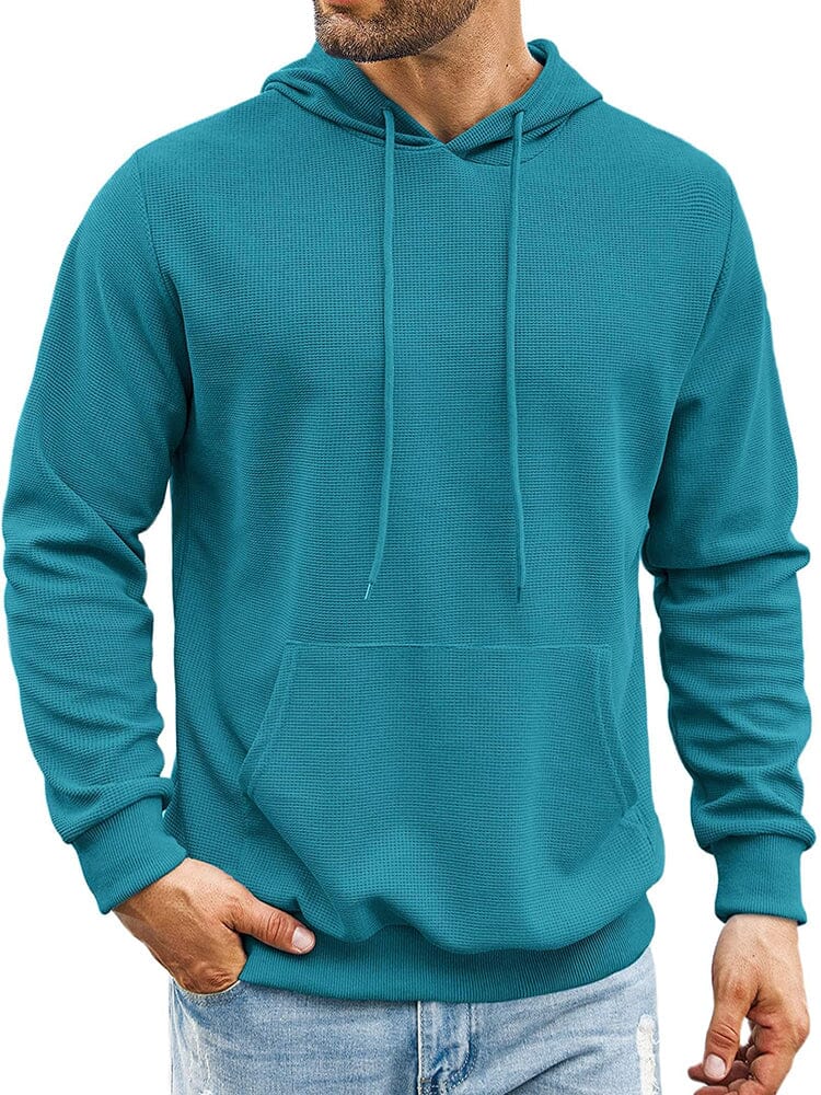 Wesley - Sudadera con Capucha de Punto Waffle
