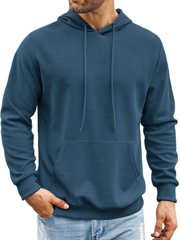 Wesley - Sudadera con Capucha de Punto Waffle