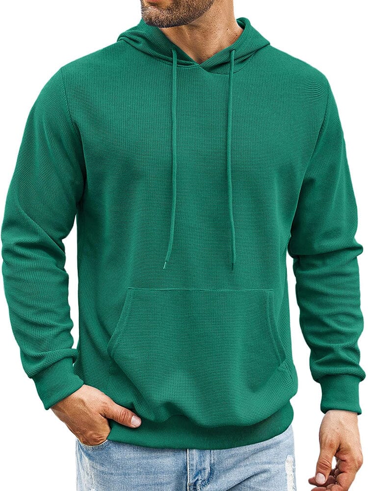 Wesley - Sudadera con Capucha de Punto Waffle