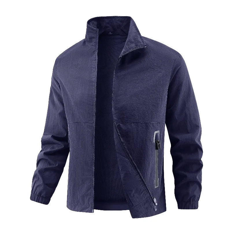 Solomon - Chaqueta Ligera Clásica con Cremallera