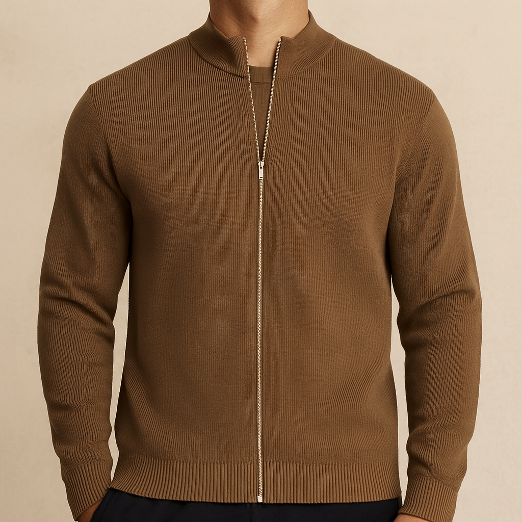 Benjamin - Chaqueta Acanalada con Cremallera