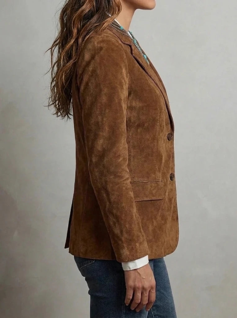 Cristina - Blazer Vintage Marrón
