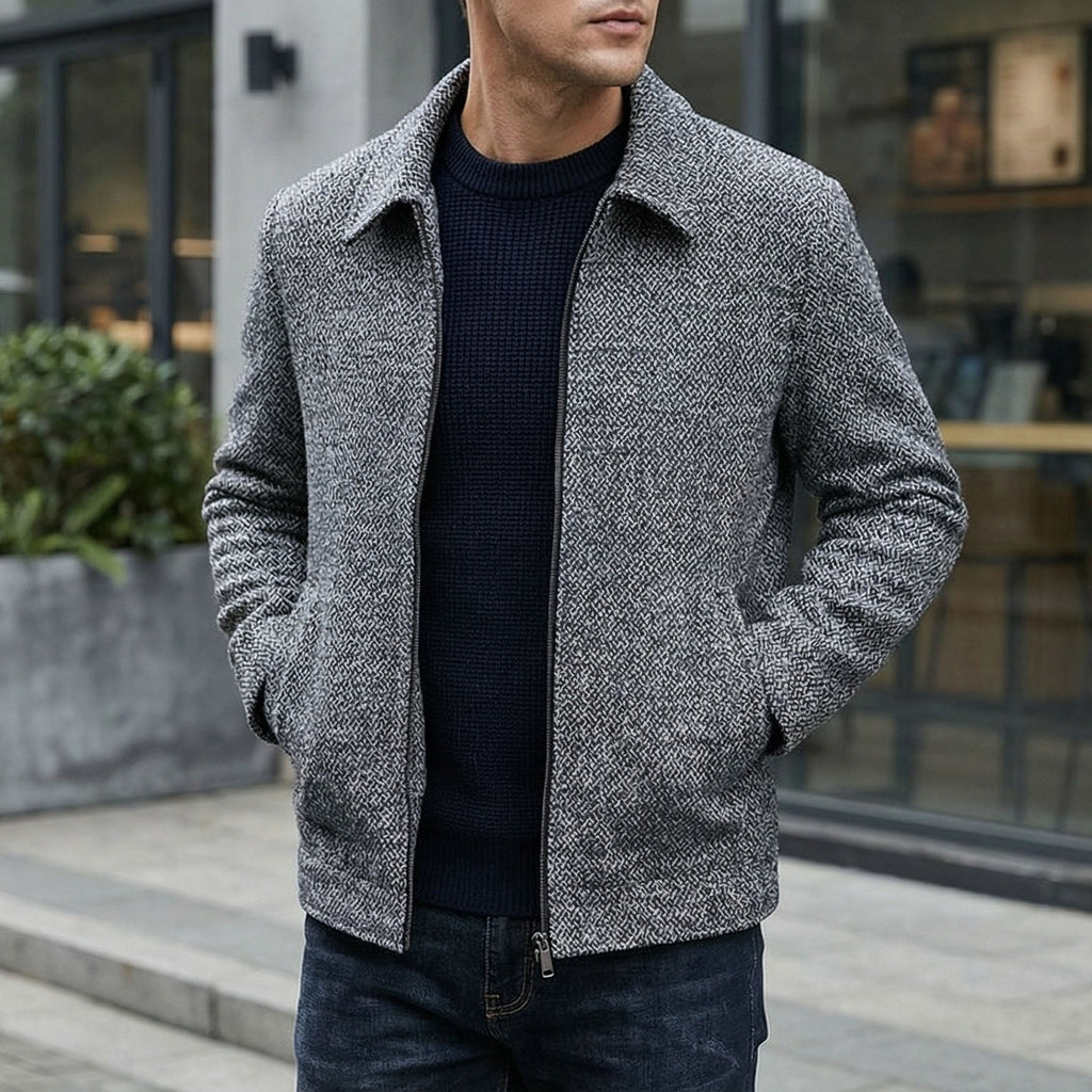 Dillon - Chaqueta Utilitaria Moderna con Cremallera