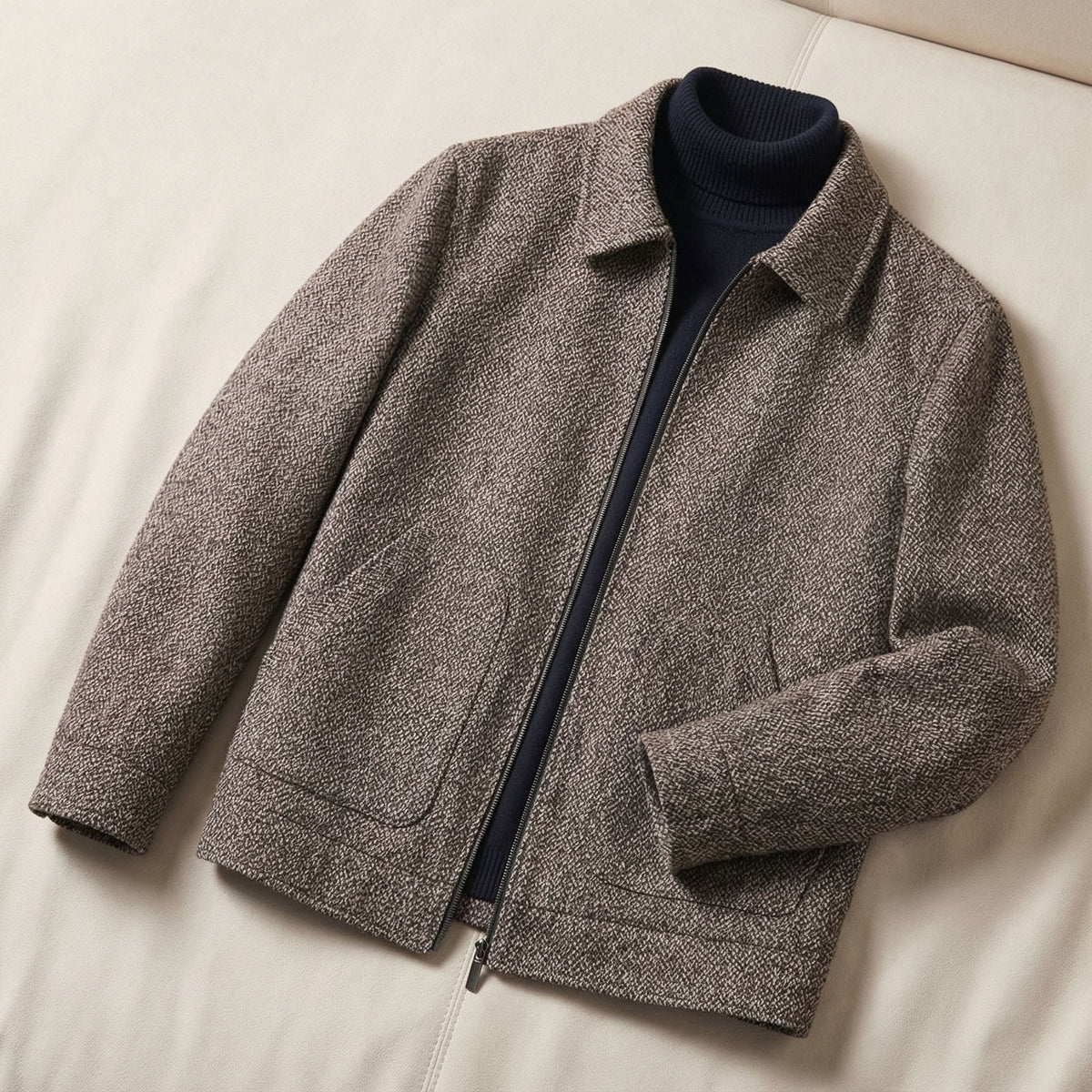 Dillon - Chaqueta Utilitaria Moderna con Cremallera