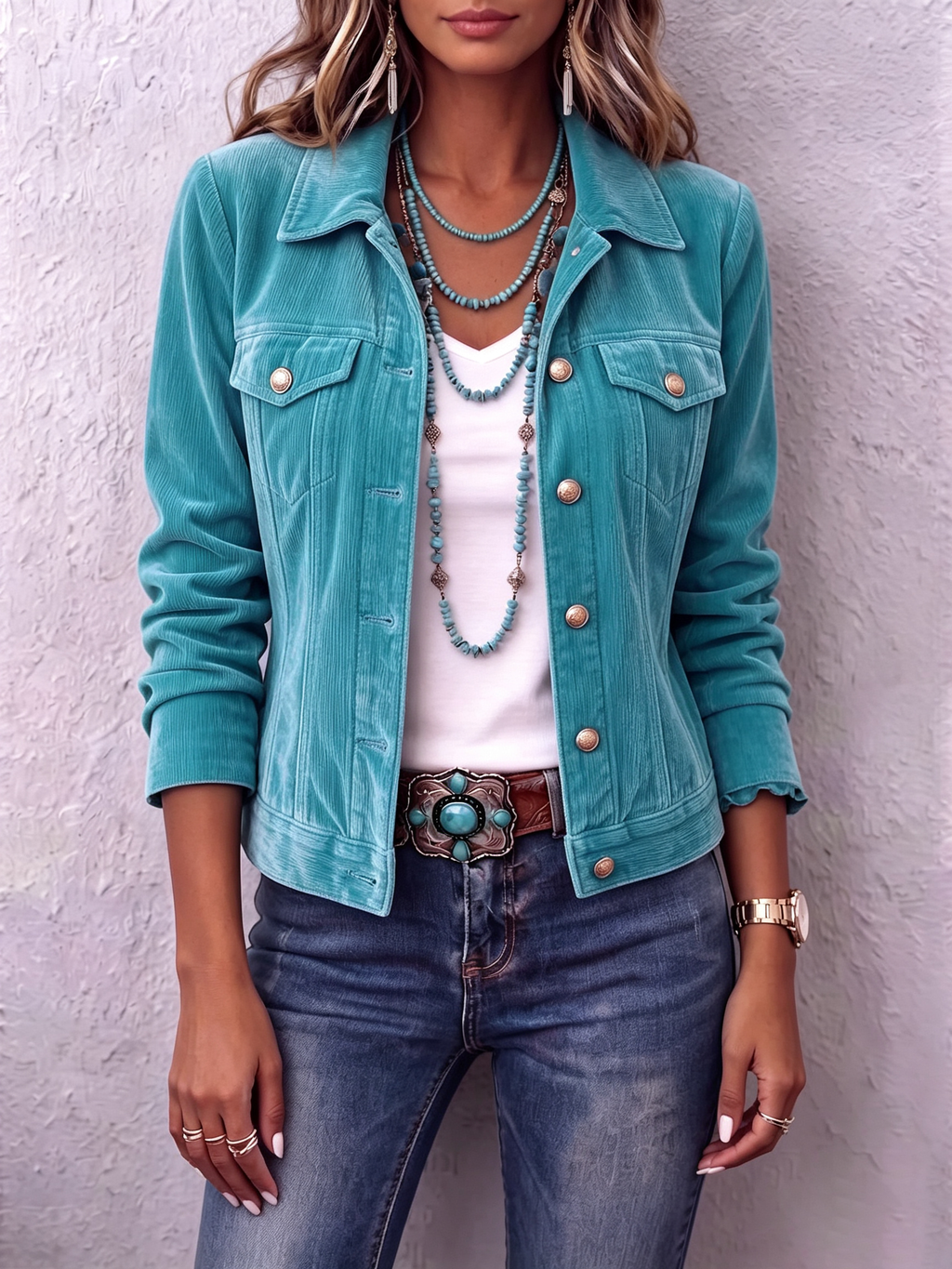 Chamarra de terciopelo boho de inspiración vintage Diana