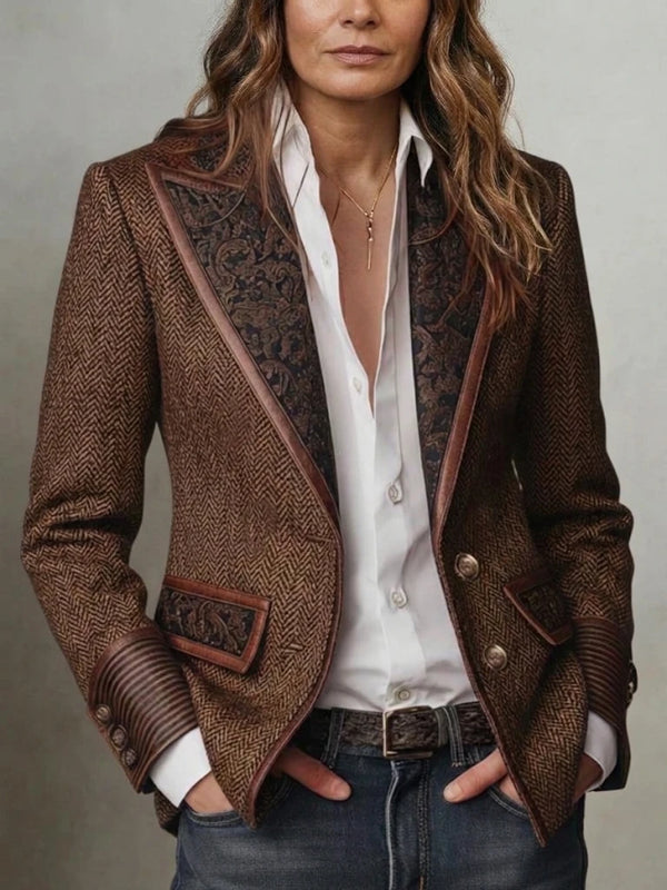 Rosa - Blazer Vintage Brocado