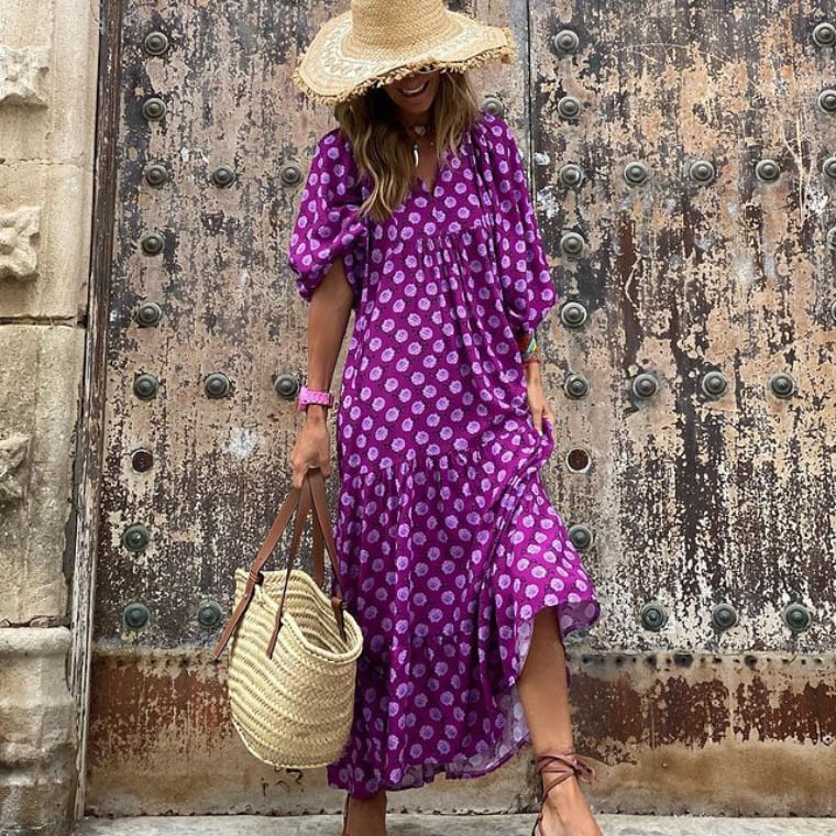 Vestido Bohemio - Diseño Italiano