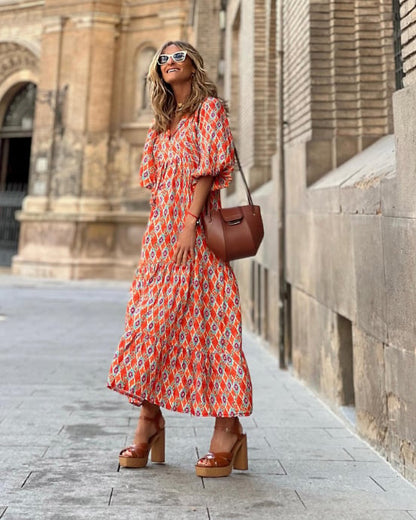 Vestido Bohemio - Diseño Italiano