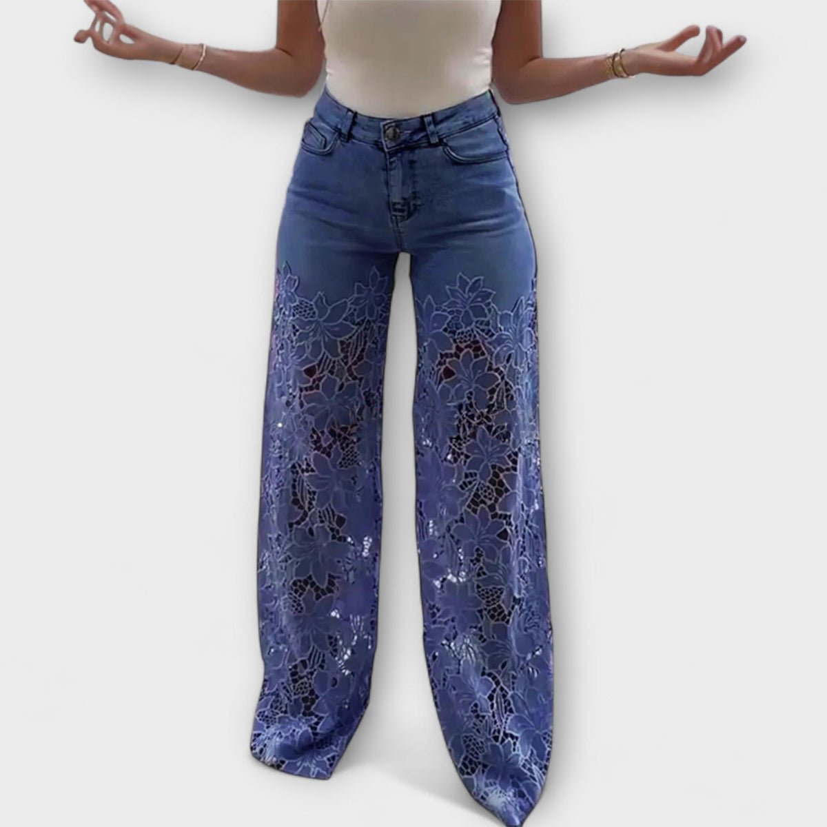 Pantalón Celia Encaje